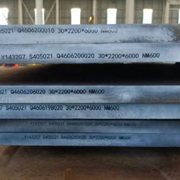 NM600 Portez une plaque d'acier